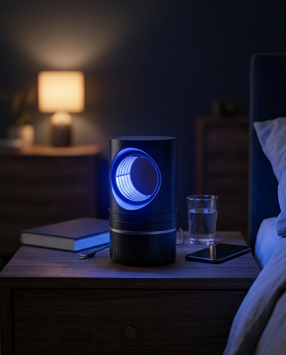 LunaTrap elektrický lapač hmyzu – černá